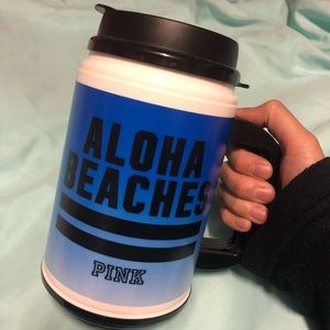 Pink Victoria’s Secret Hot/Cold Container